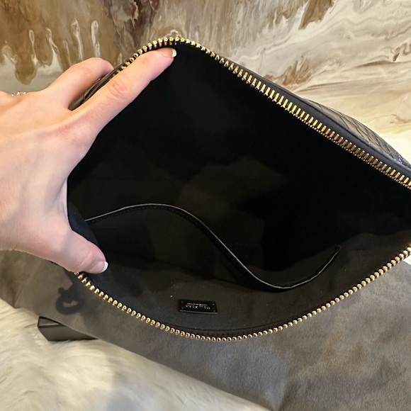 IN STORES  $5200 Tom Ford Black Croc Embossed Leather Carine Large Hobo Bag - Picture 12 of 16